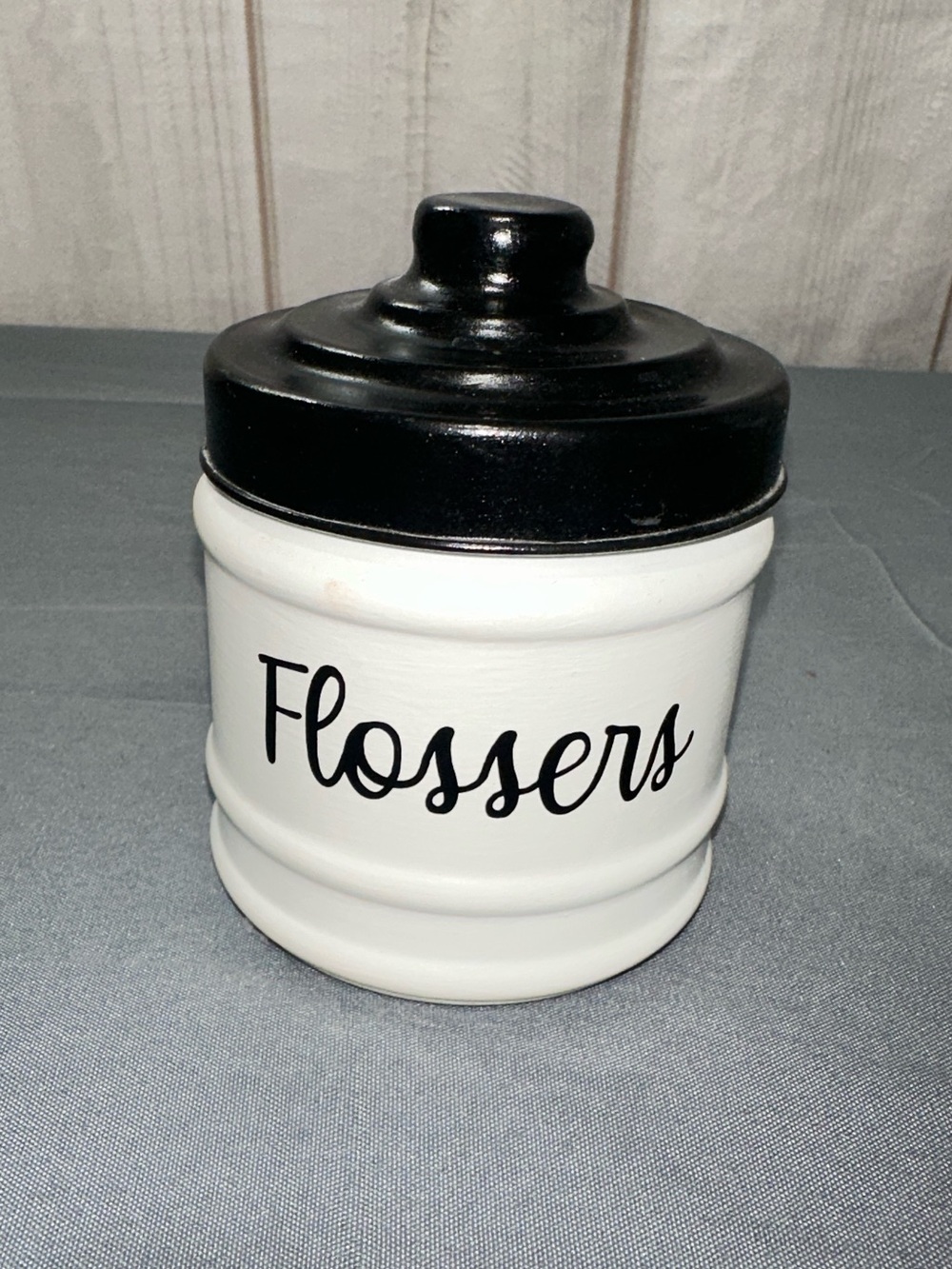 Farmhouse Painted Jar